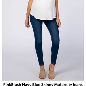 EUC pink blush maternity jeans